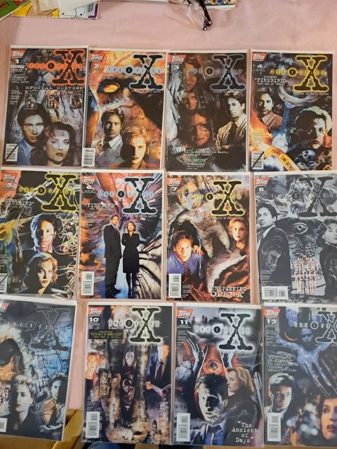 Topps Comics Lot The X Files #1-12