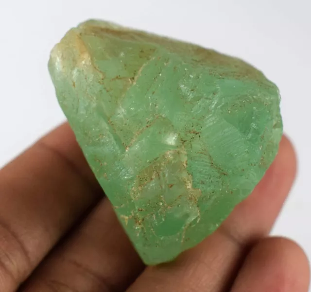 Brazilian Green Fluorite Natural 318 Ct/38 mm Healing Gemstone Rough US Seller