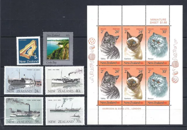 Neuseeland - postfrische Marken aus 1982-1984