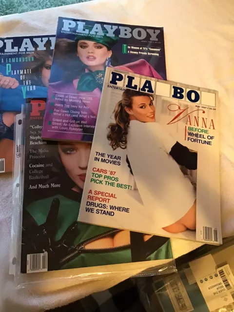 play boy magazines “1987”