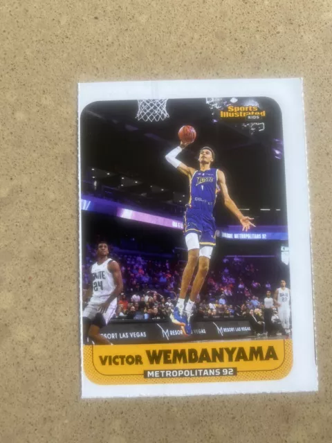 VICTOR WEMBANYAMA 2023 #1053 ROOKIE Card SGC 4 Sports Illustrated For Kids  RC