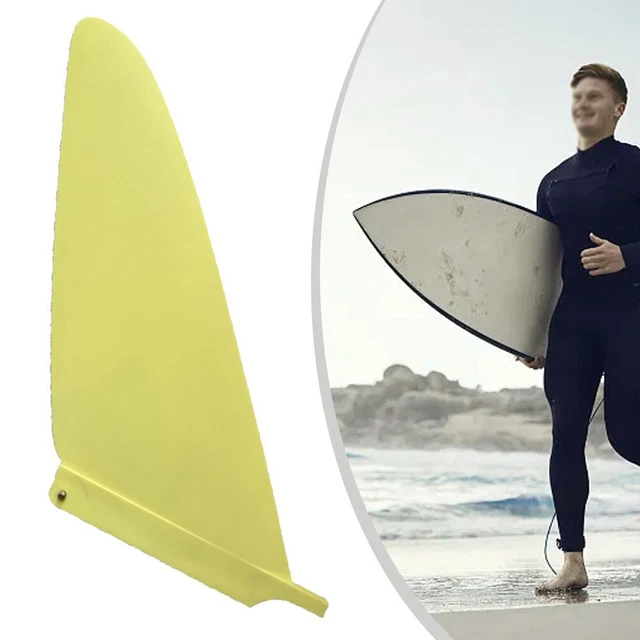 Aileron De Remplacement Pour Planche De Surf Ou Paddleboard - Matériau TPU, Taille 24,5x13 Cm - Couleur Vert Clair - Installation Rapide