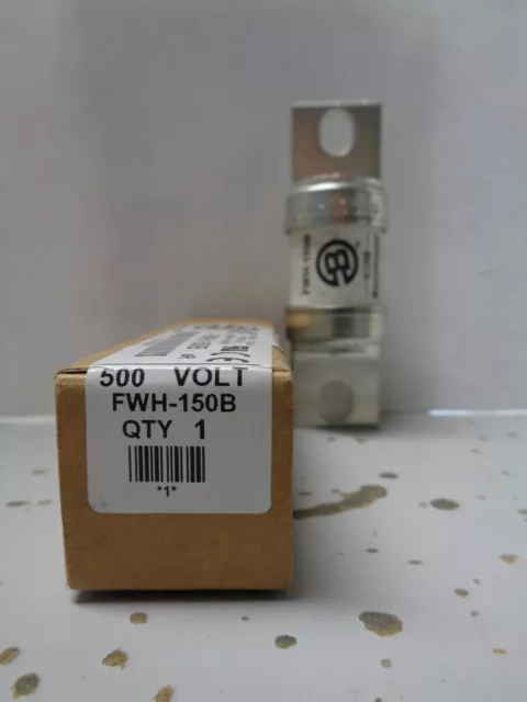 New Bussmann FWH 150B 150 Amp Fuse Semiconductor 500 Volt NIB