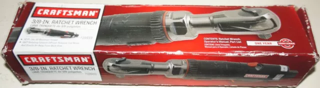 New CRAFTSMAN 009-19933 3/8 in Drive Air Ratchet Wrench Pro
