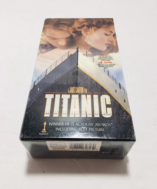 ORIGINAL 1998 PARAMOUNT TITANIC VHS TAPE MINT SEALED Watermarks RARE