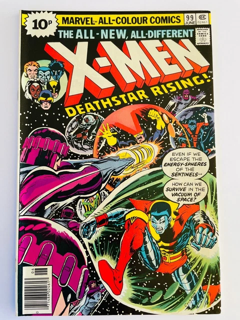 the Uncanny X-MEN # 99  VERY FINE Sentinals 1976 UK Price Variant Marvel Comics