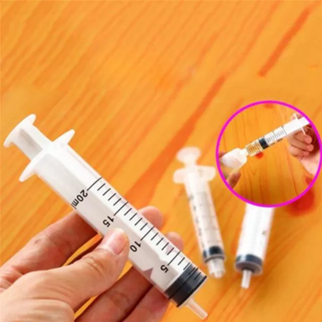 20ml Plastic Reusable Syringe Refilling Perfume Tool Travel Needle Tube_USFY