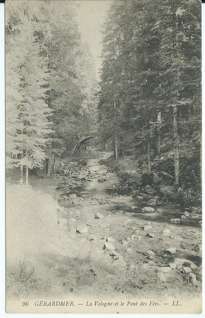 CPA 88 - Gerardmer - La Vologne and The Bridge Of Fairies