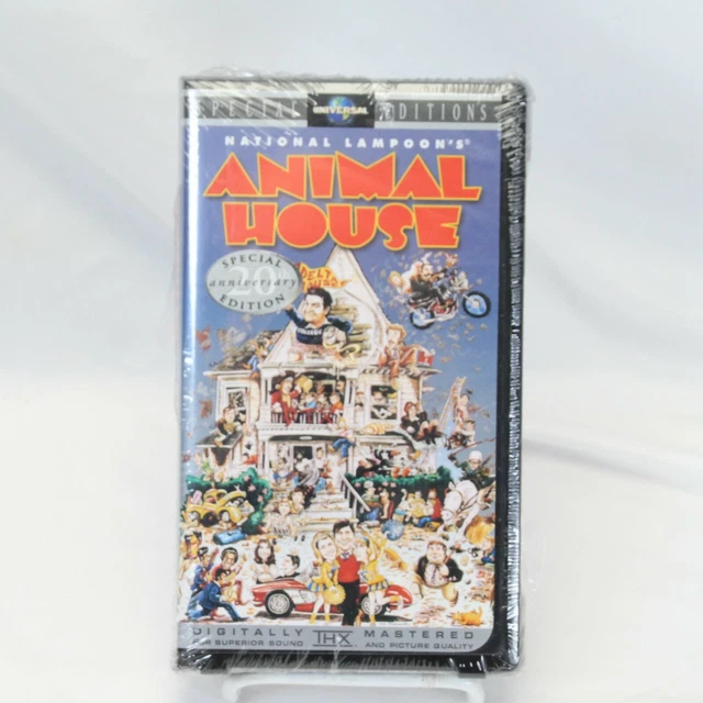 NATIONAL LAMPOONS ANIMAL House VHS 20th Anniversary Special Ed Factory