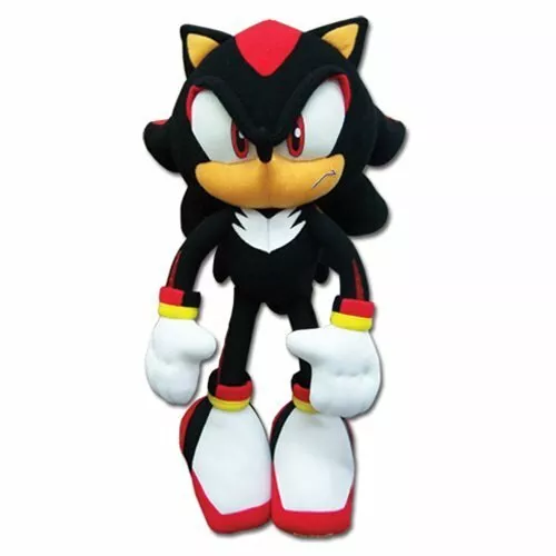Sonic The Hedgehog Shadow Plush 12" Authentic New. In Stock!
