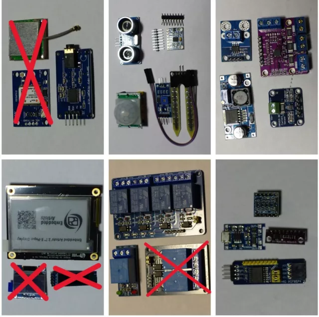 Arduino, ESP8266, ESP32, Cartes, Modules, Interfaces, ...