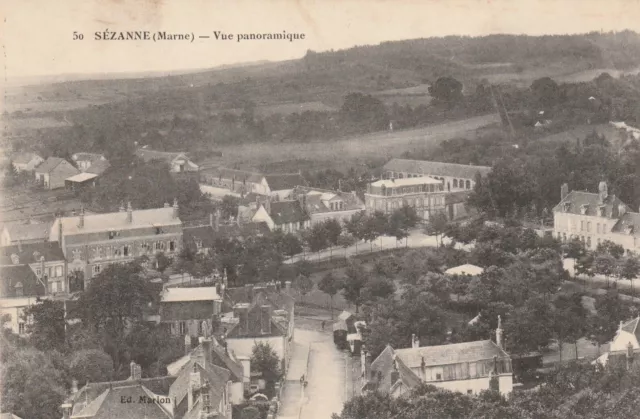 CPA 51 SEZANNE (Marne) Vue Panoramique