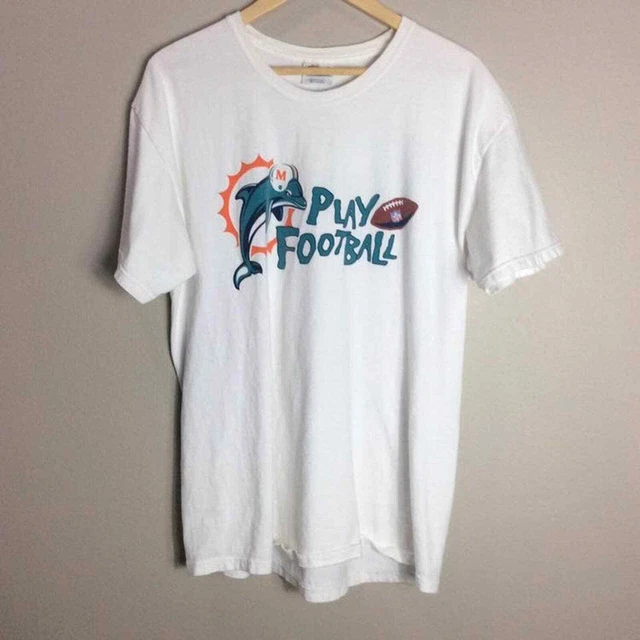 NFL Miami Dolphins Play Football T shirt Large