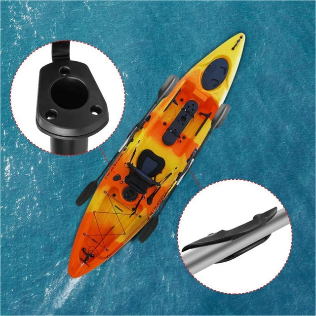 Pagaie Télescopique Navaris 162-215cm - Aluminium Et Nylon | Pour Kayak, Paddle Et Canoë