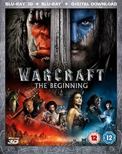 Warcraft: The Beginning 3D  (Blu-ray 3D + Blu-ray ) - Brand New & Sealed