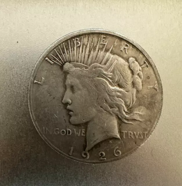 1926 S Peace Silver One Dollar Coin FREE SHIPPING