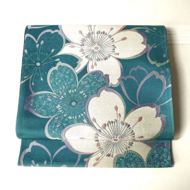 FUKURO OBI Japanese Kimono A122 For furisode cherry Antique Classic