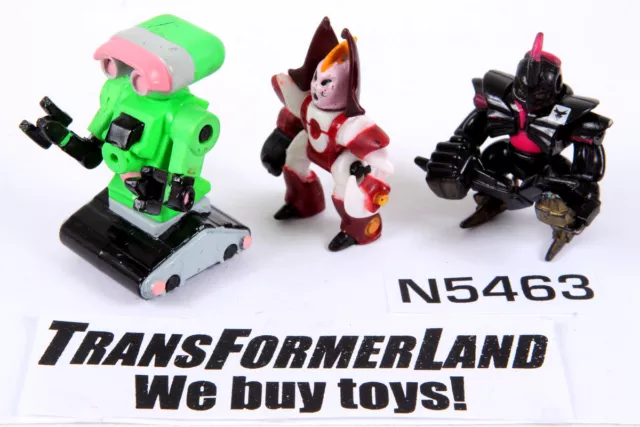 Praxus, Skiddle, Venge Series 2 100% Complete Zbots Micro Machines