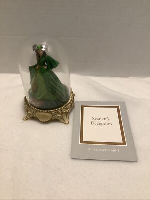 Scarlett's Deception Gone With The Wind 1993 Domed W/COA No Box