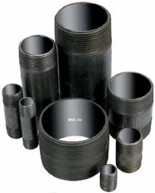 1-1/2" x Close (1-3/4") S/40 A53 Welded Black Steel Pipe Nipple (NPT) N2080011