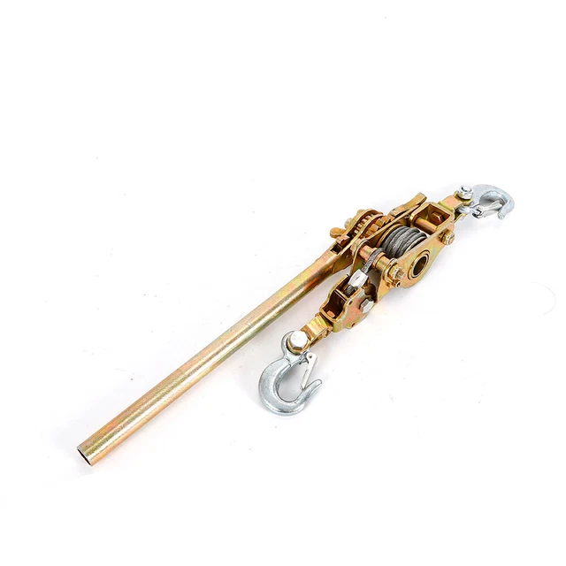 Hand Puller Heavy Duty 2TON Winch Pull Hoist Come Along Cable Lever Tool 4400LB