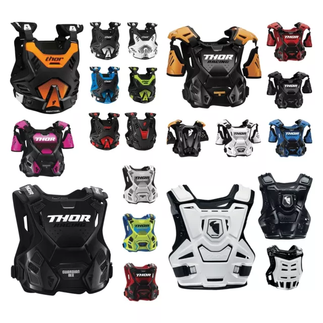 Thor Mega Plastron MX Motocross Hommes Femme Enfants