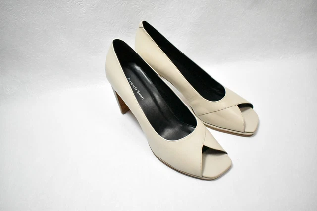 Amanda Smith Shoes Open-Toe High Heels Natural Size 9.5 Women's Amanda Smith Shoes Open-Toe High Heels Natural Size 9.5 Women's