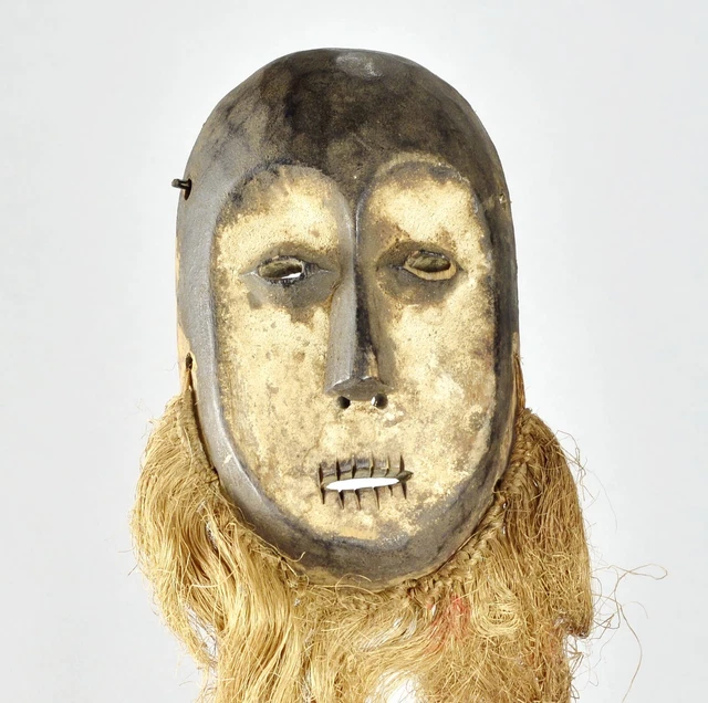 Beautiful African Mask LEGA Lukwakongo  Cult of Bwami Congo  Drc Tribal Art 1511