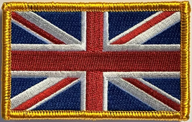 Union Jack Flag Patch Iron On Patch Sew on Badge Embroidered Patch