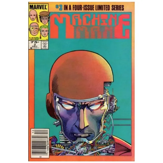 Machine Man (1984 series) #3 Newsstand in Very Fine condition. Marvel comics [x*