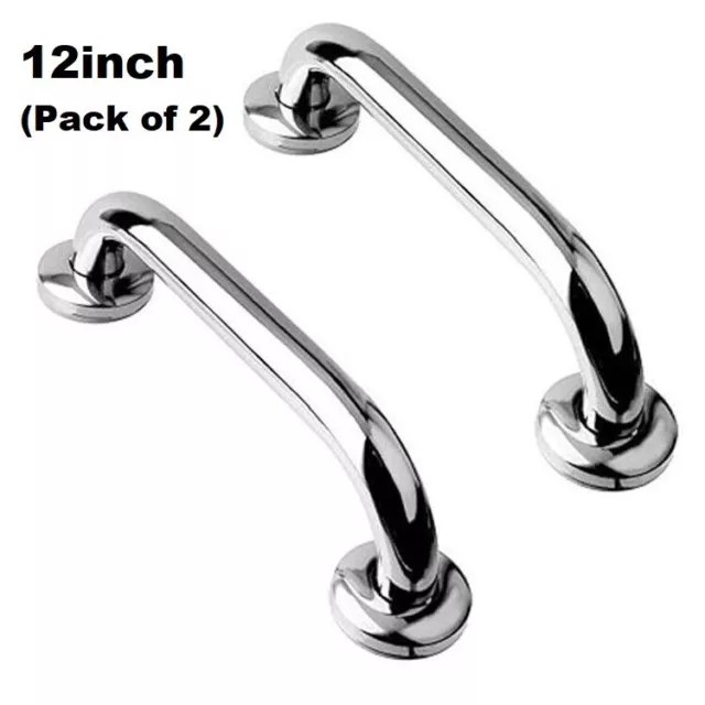 Safety Grab Bar Bathroom Support Handle Steel Bath Shower Toilet Hand Rail