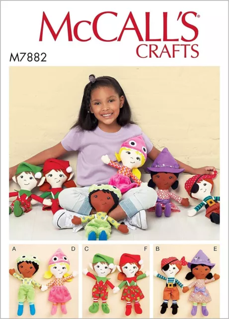 McCall's Crafts 8610 Honey Bear Stuffed Animal Sewing Patterns Uncut