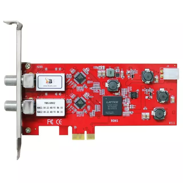 TBS6902 DVB-S2 Dual Tuner PCIe Card