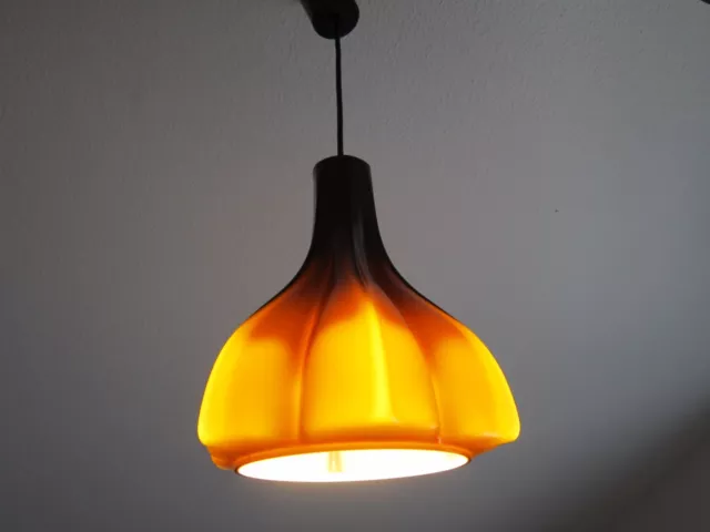 Peill & Putzler - 70er  Lampe - Glaslampe