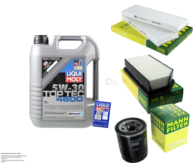 Filtro Olio Motore Set 5W40 5 Litro SH452P Per Alfa Romeo Cadillac Fiat Opel - Foto 9