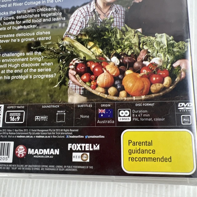 RIVER COTTAGE Australia 2 Disc DVD Set 2013 Region All BrandNew And