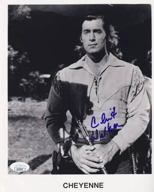 Clint Walker signed 8x10 photo in-person JSA