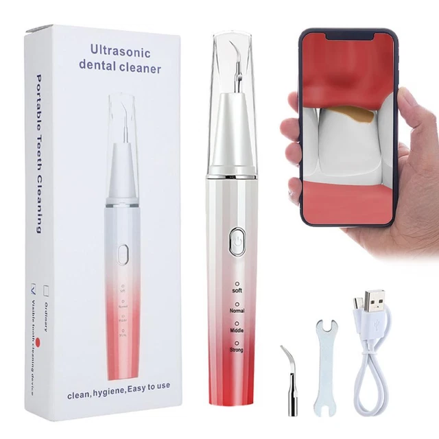ELECTRIC VISUAL ULTRASONIC Dental Scaler Tooth Cleaner Remove Tartar