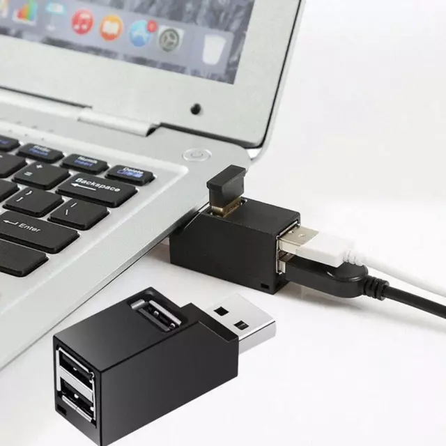 USB Multi Port Adapter High Speed 3.0 Hub Multiple For PC OTG✨ Laptop K2G4