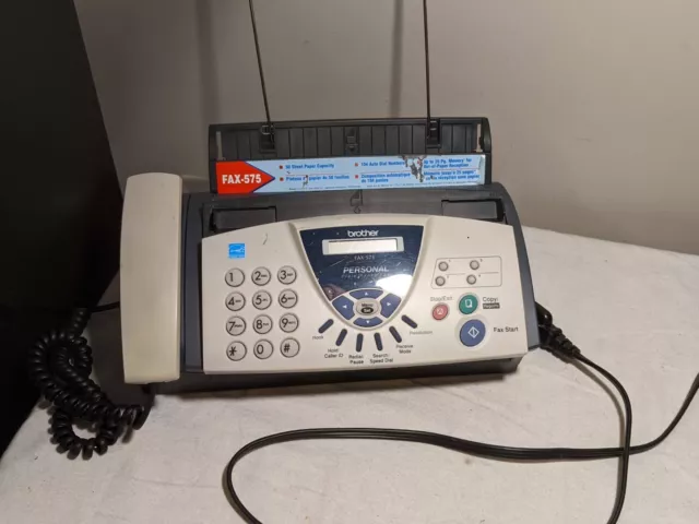 Brother FAX-575 Personal Fax with Phone and Copier