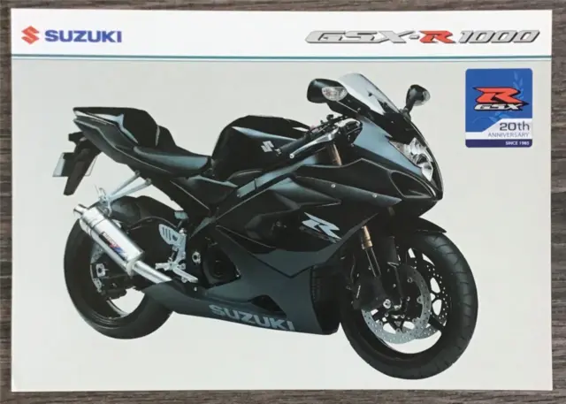 SUZUKI GSX-R1000 MOTORCYCLE Sales Specification Leaflet APR 2005 #MB05GSX-R1000