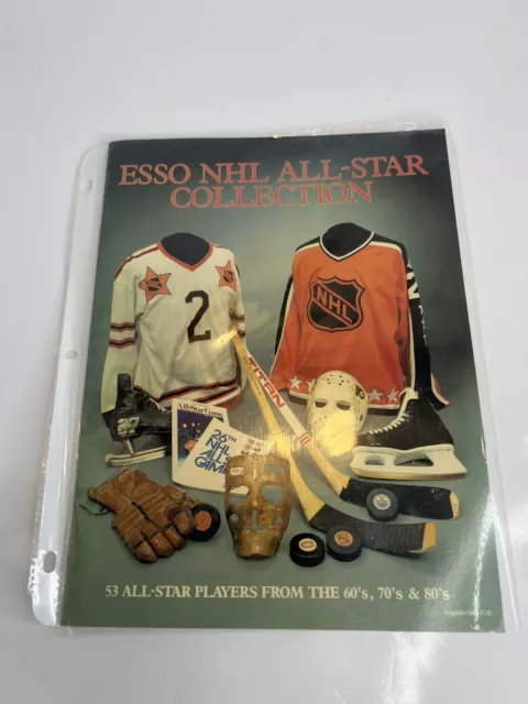 1988 ESSO NHL ALL-STAR 48 Sticker Card Collection & Album Complete all cards VGC 2
