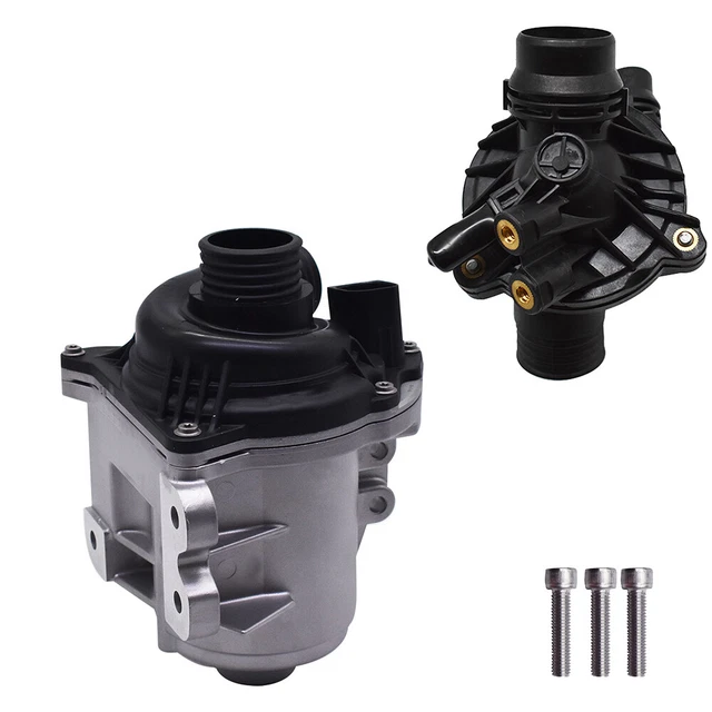 NEW ELECTRIC ENGINE Water Pump W/ Thermostat For BMW N54 N55 3.0L 135i