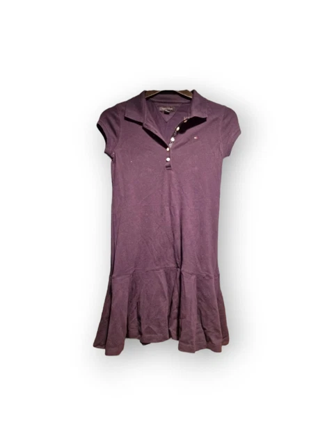 Polo Shirt bambina Tommy Hilfiger blu navy abito a maniche corte età 12 anni