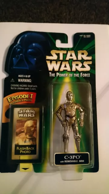 Star Wars The Power of the Force figura flashback c3po