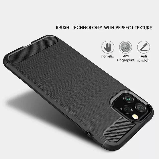 Brushed Case For Apple iPhone 11 Pro Max Slim Armour Shockproof Silicone Cover