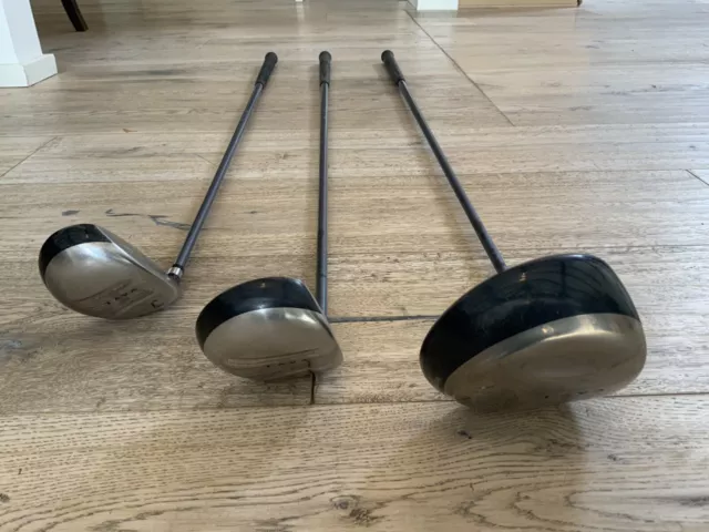 3er Set Mizuno Tava: Driver, Holz 3 und Holz 7, Golfschläger gebraucht