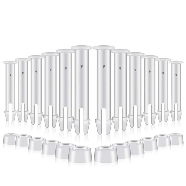 12 PACKS POOL Joint Pins with Rubber Seal for Intex Round Metal Frame