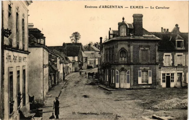 CPA Env. d'ARGENTAN - Exmes - Le Carrefour (355951)
