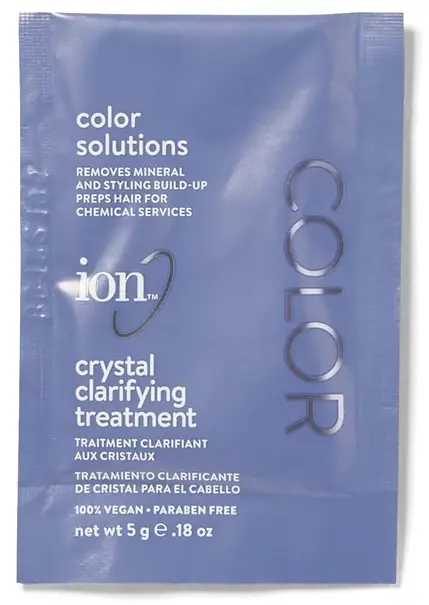 Lot of 7 -Ion Crystal Clarifying Treatment Color Solutions Great for Blonde Hair